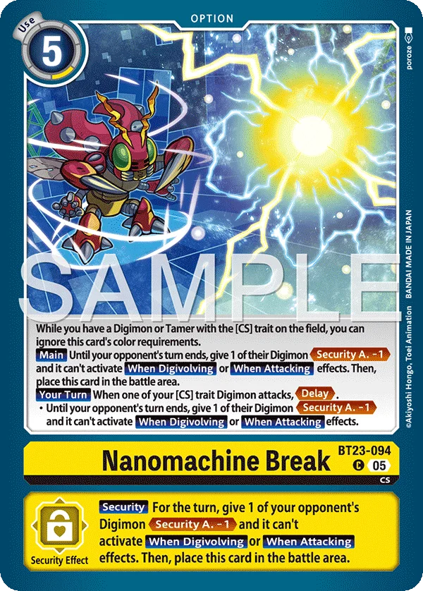 Nanomachine Break 「BT23-094」「EN」