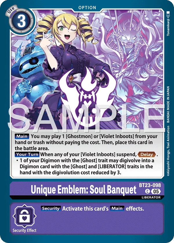 Unique Emblem: Soul Banquet 「BT23-098」「EN」