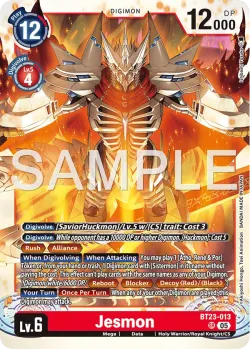 Jesmon — LM-09: LIMITED CARD PACK DISTANCIA CERO #BT23-013 · Digimon