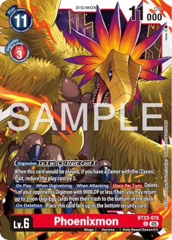 Phoenixmon — BT-23: BOOSTER HACKERS' SLUMBER #BT23-015 · Digimon