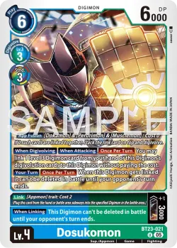 Dosukomon — BT-23: BOOSTER HACKERS' SLUMBER #BT23-021 · Digimon