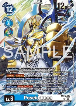Poseidomon — BT-23: BOOSTER HACKERS' SLUMBER #BT23-024 · Digimon