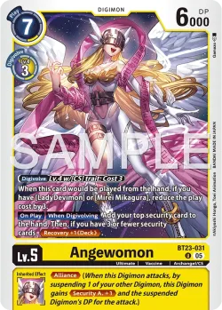 Angewomon — BT-23: BOOSTER HACKERS' SLUMBER #BT23-031 · Digimon