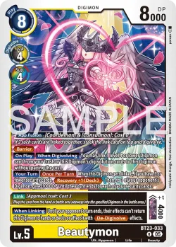Beautymon — BT-23: BOOSTER HACKERS' SLUMBER #BT23-033 · Digimon
