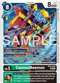 CannonBeemon — BT-23: BOOSTER HACKERS' SLUMBER #BT23-043 · Digimon