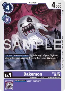 Bakemon 「BT23-064」「EN」