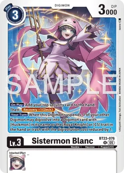 Sistermon Blanc 「BT23-076」「EN」