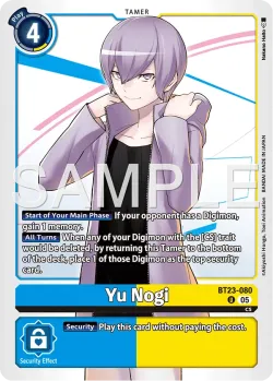 Yu Nogi 「BT23-080」「EN」