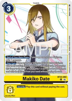 Makiko Date 「BT23-082」「EN」