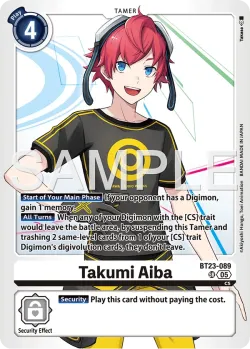 Takumi Aiba 「BT23-089」「EN」