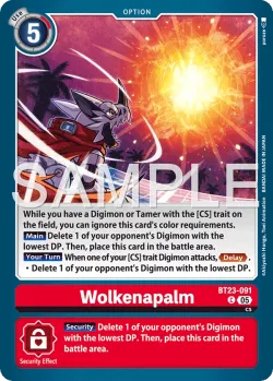Wolkenapalm 「BT23-091」「EN」