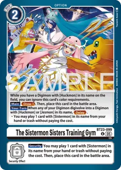 The Sistermon Sisters Training Gym 「BT23-099」「EN」