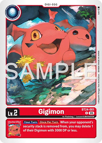 Gigimon 「BT24-001」「EN」