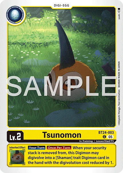 Tsunomon 「BT24-003」「EN」
