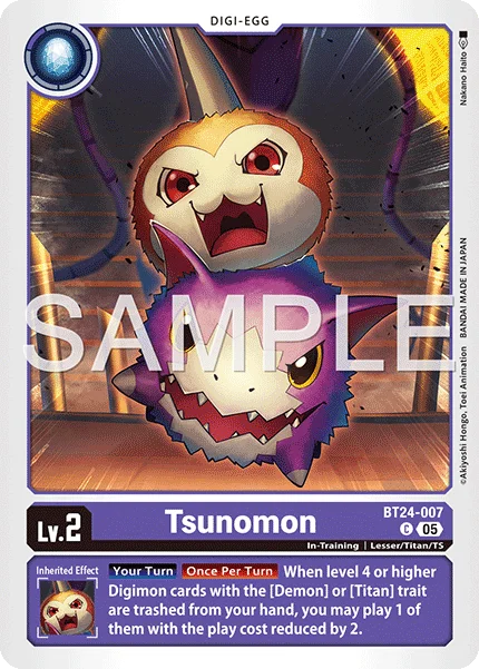 Tsunomon 「BT24-007」「EN」