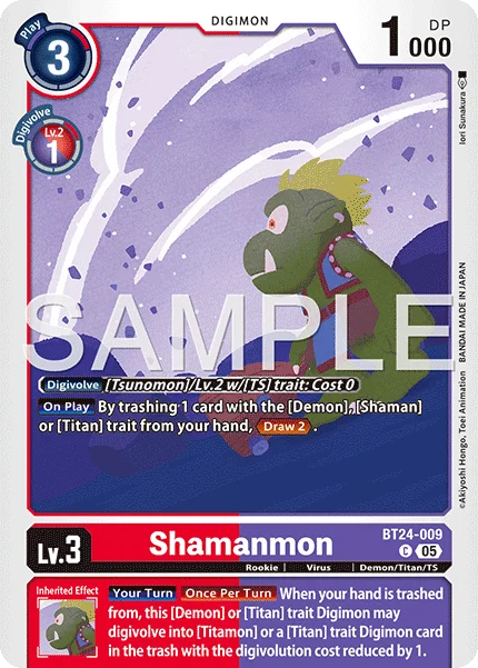 Shamanmon 「BT24-009」「EN」