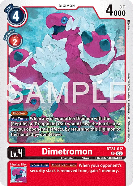 Dimetromon 「BT24-012」「EN」