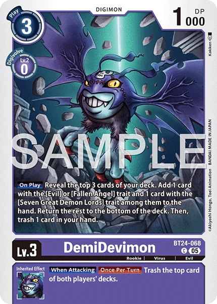 DemiDevimon 「BT24-068」「EN」