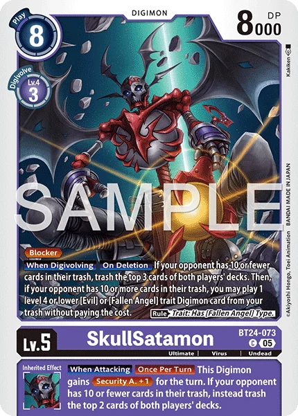 SkullSatamon 「BT24-073」「EN」