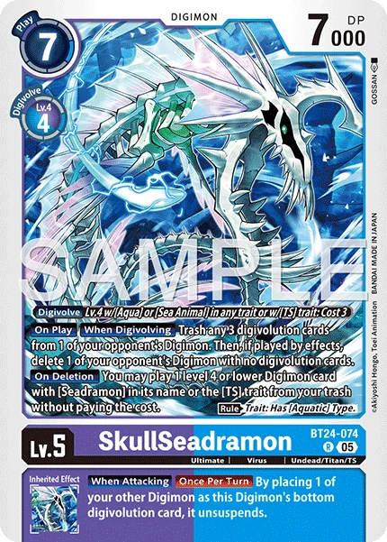 SkullSeadramon 「BT24-074」「EN」
