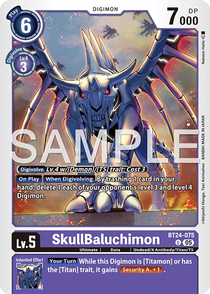 SkullBaluchimon 「BT24-075」「EN」