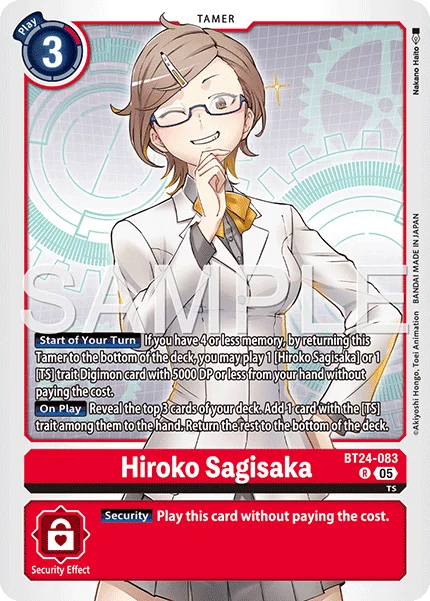 Hiroko Sagisaka 「BT24-083」「EN」