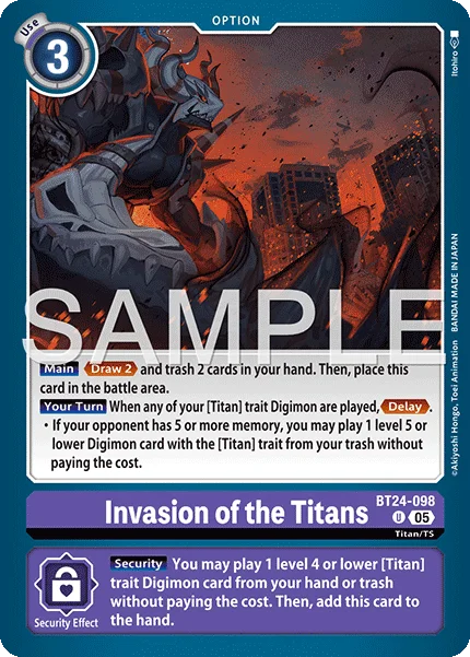 Invasion of the Titans 「BT24-098」「EN」
