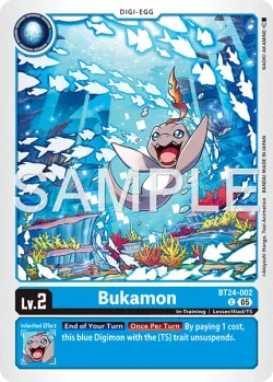 Bukamon — BT-24: BOOSTER TIME STRANGER #BT24-002 · Digimon