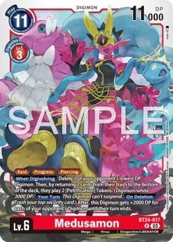 Medusamon — BT-24: BOOSTER TIME STRANGER #BT24-017 · Digimon