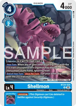 Shellmon — BT-24: BOOSTER TIME STRANGER #BT24-025 · Digimon