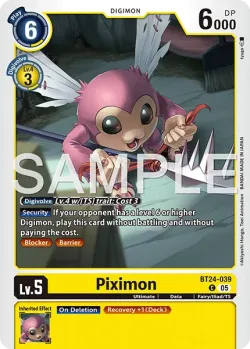 Piximon — BT-24: BOOSTER TIME STRANGER #BT24-039 · Digimon