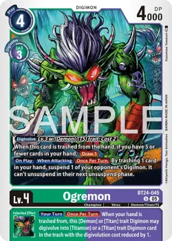 Ogremon — BT-24: BOOSTER TIME STRANGER #BT24-045 · Digimon