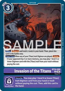Invasion of the Titans 「BT24-098」「EN」