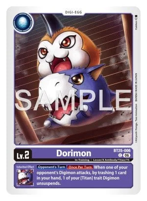Dorimon 「BT25-006」「EN」