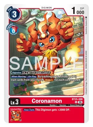 Coronamon 「BT25-008」「EN」