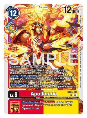 Apollomon 「BT25-018」「EN」