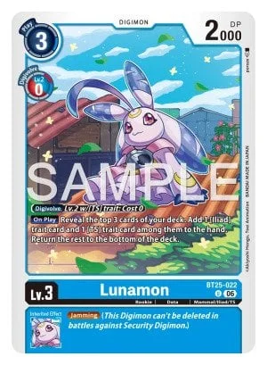 Lunamon 「BT25-022」「EN」
