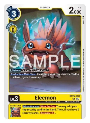 Elecmon 「BT25-030」「EN」