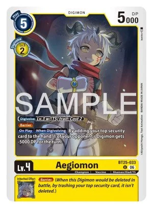 Aegiomon 「BT25-033」「EN」