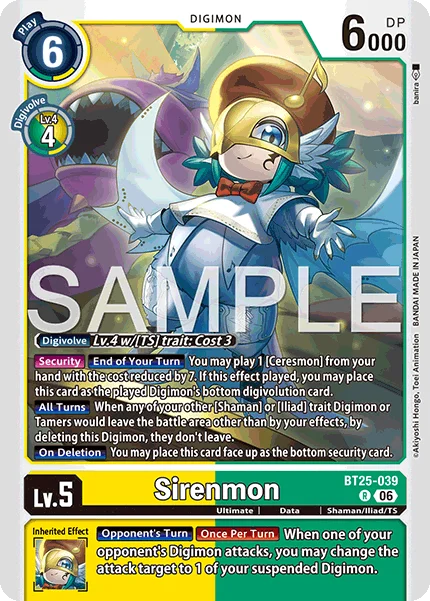 Sirenmon 「BT25-039」「EN」