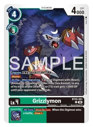 Grizzlymon 「BT25-051」「EN」