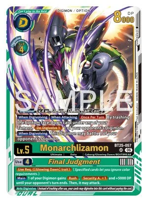 Monarchlizamon 「BT25-057」「EN」