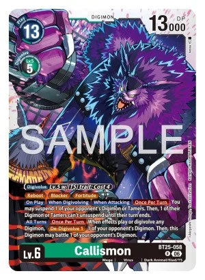Callismon 「BT25-058」「EN」