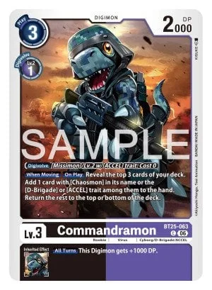 Commandramon 「BT25-063」「EN」