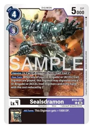 Sealsdramon 「BT25-067」「EN」