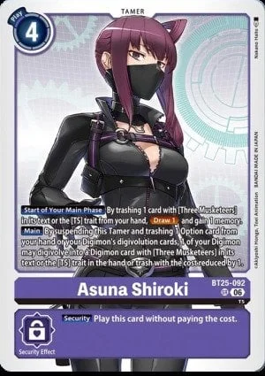 Asuna Shiroki 「BT25-092」「EN」