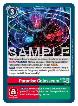 Paradise Colosseum 「BT25-095」「EN」