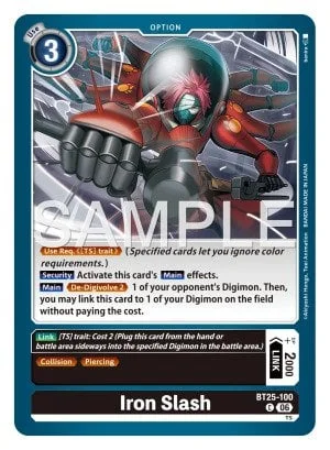 Iron Slash 「BT25-100」「EN」