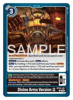 Divine Arms Version Ω 「BT25-101」「EN」