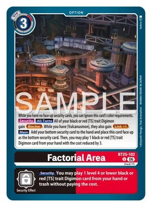 Factorial Area 「BT25-102」「EN」